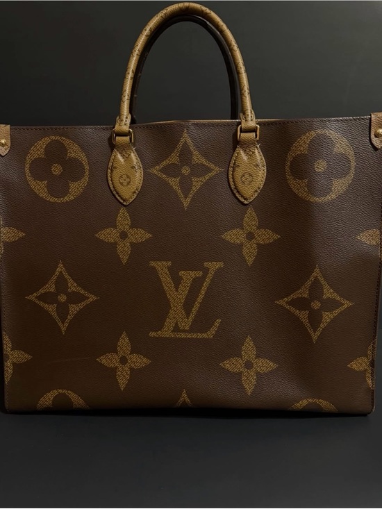 Louis Vuitton Handbags - Louis Vuitton Brown Monogram Tote with Tan Accents